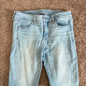 Light wash jeans